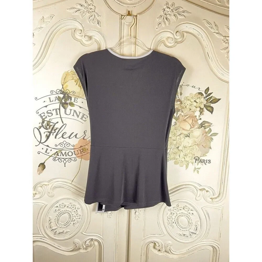 Michael Kors Top Black White Size M NWT $98